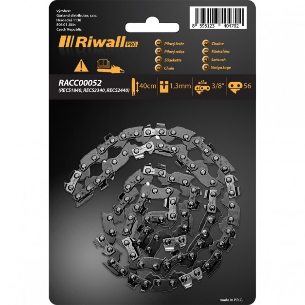 Riwall Pro fűrész lánc 40cm 3/8"