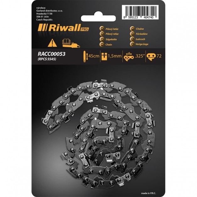 Riwall Pro fűrész lánc 50cm 0,325" 72 fog