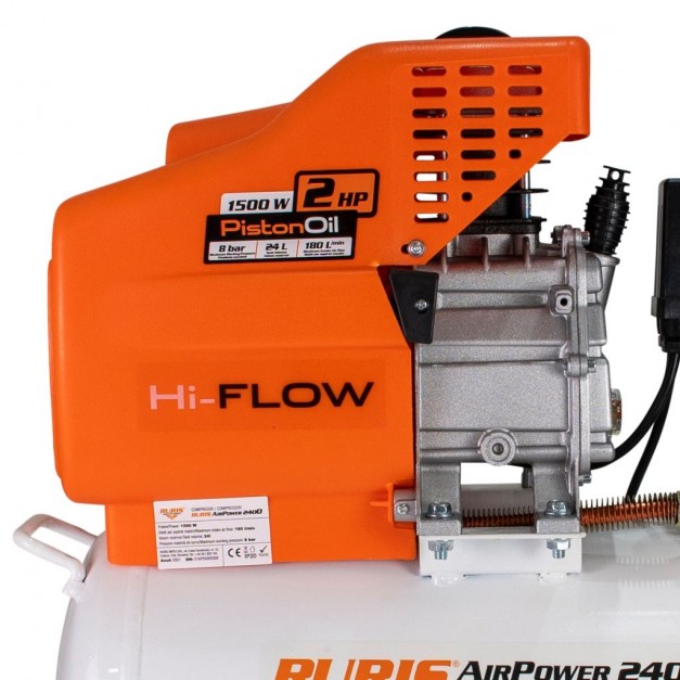 Ruris 24 literes olajos kompresszor 1500 W/ 8 Bar