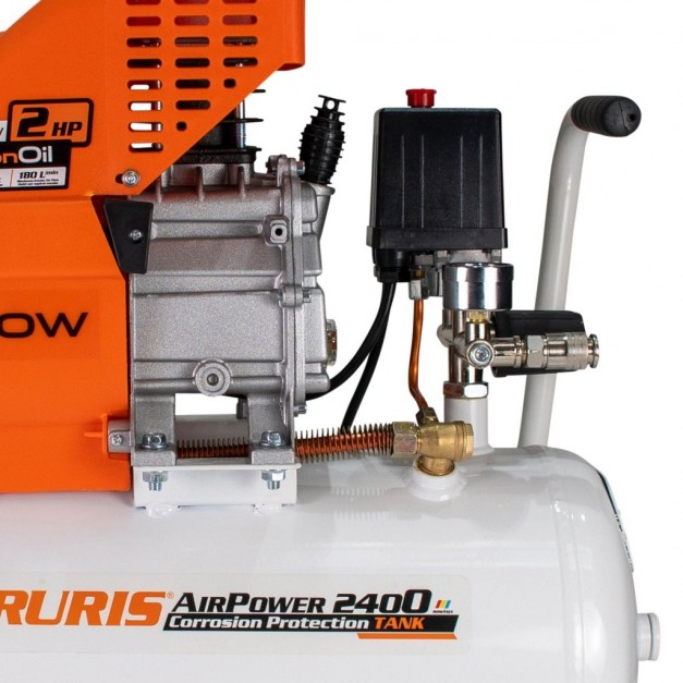 Ruris 24 literes olajos kompresszor 1500 W/ 8 Bar