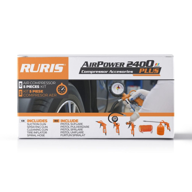 Ruris AirPower 2400PLUS kompresszor szett