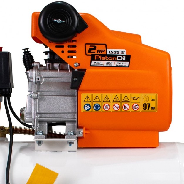 Ruris 50 literes olajos kompresszor 1500 W/ 8 Bar