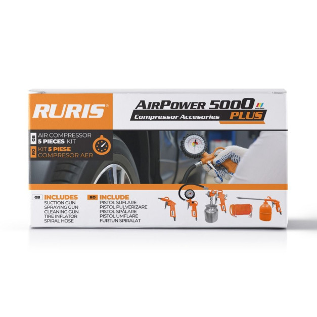 Ruris AirPower 5000PLUS kompresszor szett