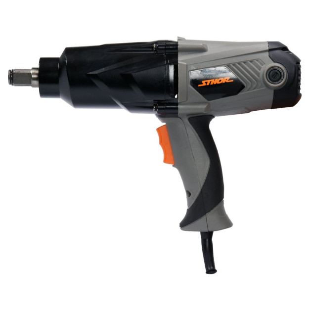 STHOR elektromos 3/4"-os ütvecsavarozó 1100 W-os, 800Nm+szett