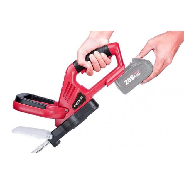 Worcraft akkus sövényvágó géptest 20V, Li-Ion, 51 cm