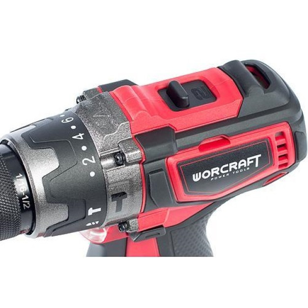 Worcraft akkus ütvefúró-csavarozó géptest, 20V, 13mm,Li-ion, 55Nm