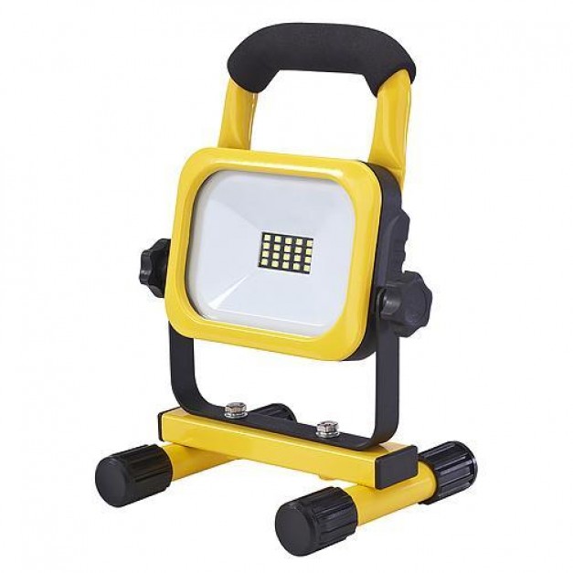 STR hordozható LED lámpa reflektor, 10W, 7,4V/ 2,2 Ah, 800 lm, IP54