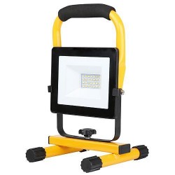 STR hordozható LED lámpa reflektor, 20 W, 1600 lm, 1,8m kábel, IP65