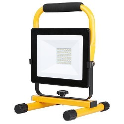 STR hordozható LED lámpa reflektor, 30 W, 2400 lm, 1,8 m kábel, IP6