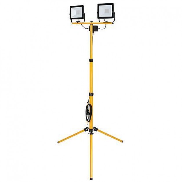 Strend Pro állványos LED reflektor 2x30W/ 2x2400 lm, IP65