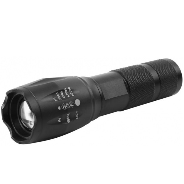 Strend Pro zseblámpa és power bank  150 lm, Alu, 2200mAh, zoom, USB