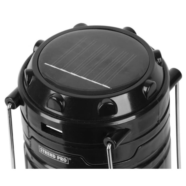 Strend Pro Camping láng hatású LED lámpa, 80 lm, 1200mAh, USB kime