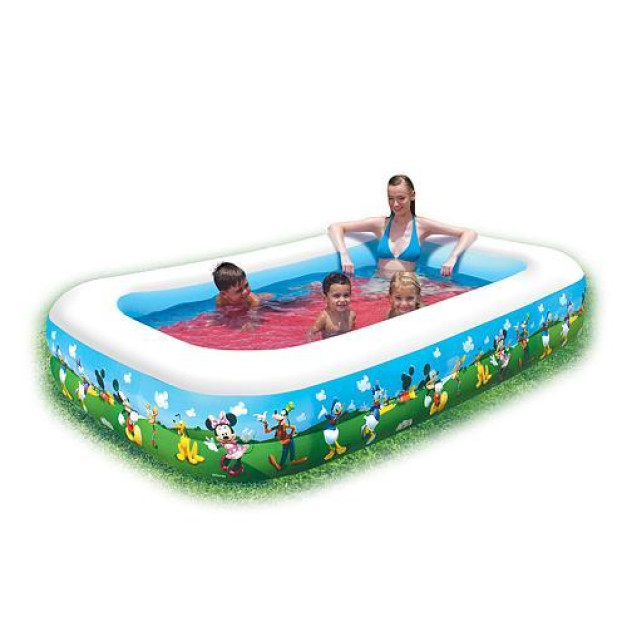 Bestway® 91008 Mickey Mouse felfújható medence 262x175x51 cm