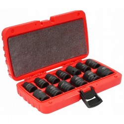 Verke 13 db-os gépi dugókulcs készlet 1/2" 10-24 mm