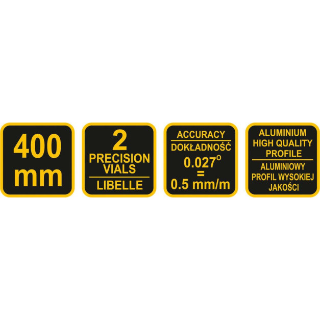 Vorel elektronikus szögmérő 400mm, vízmértékkel