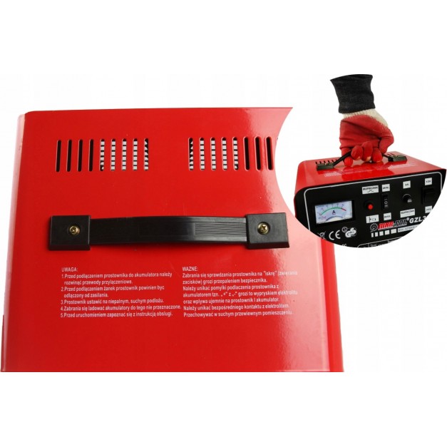 Marpol akkumulátor töltő 12V/40-180Ah, 24V/20-90Ah