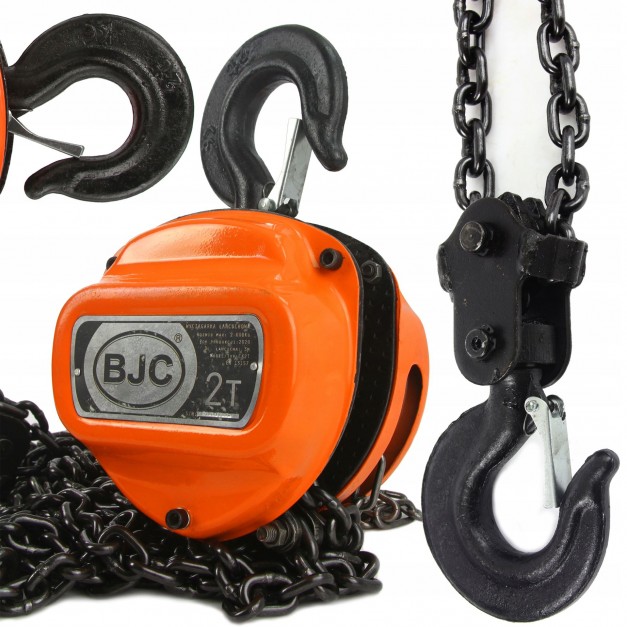 BJC 2 tonnás láncos emelő, 3 m