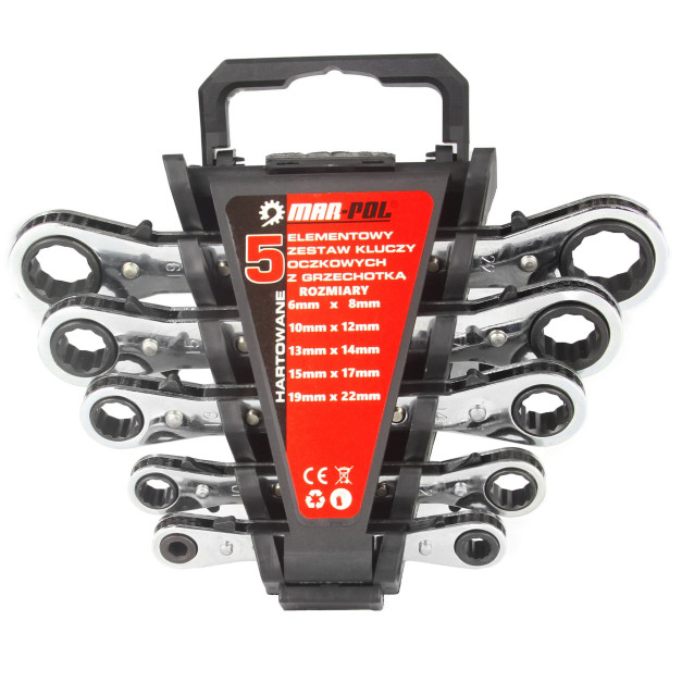 Marpol racsnis csillagkulcs készlet 6-22 mm 5 db