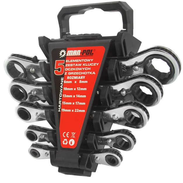 Marpol racsnis csillagkulcs készlet 6-22 mm 5 db