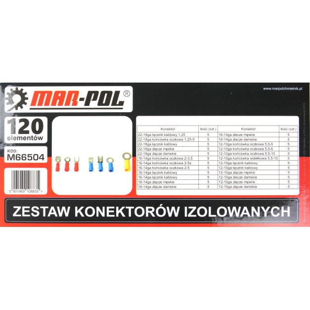 Marpol csatlakozó készlet 120 részes