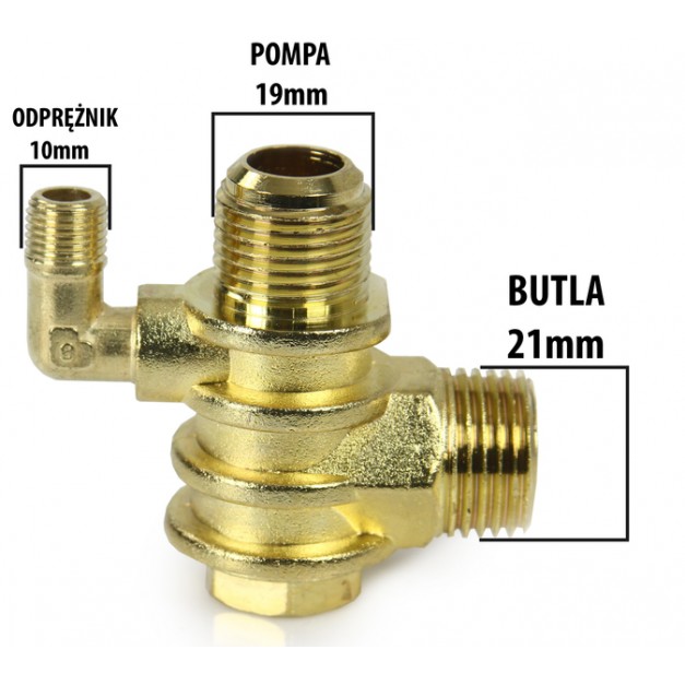 Mar-Pol kompresszor visszacsapó szelep 10-19-21mm 100literes kompresszorhoz