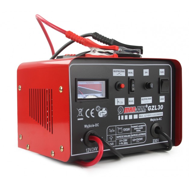 Marpol akkumulátor töltő 12V/40-180Ah, 24V/20-90Ah