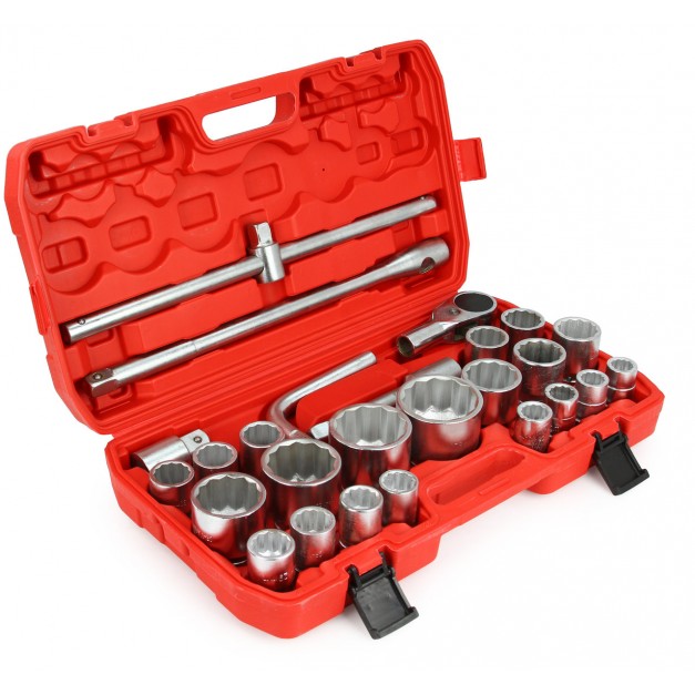 Marpol dugókulcs készlet 12 szög, 21-65 mm, 3/4″-1″- 26 db