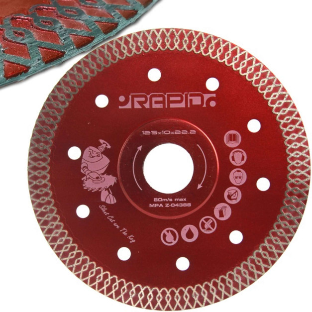 Marpol vágótárcsa RAPID SILENT CUT RED 125 mm