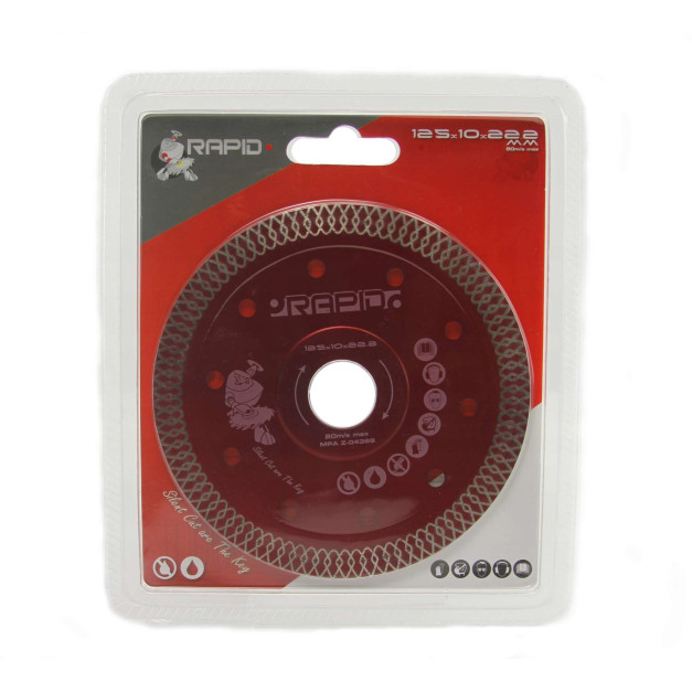 Marpol vágótárcsa RAPID SILENT CUT RED 125 mm