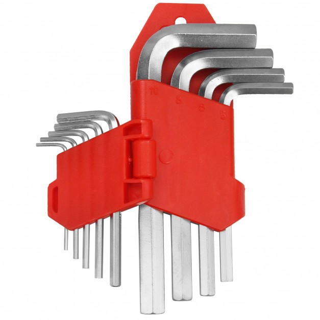 Marpol imbuszkulcs készlet 1,5-10mm 9 DB "RÖVID"