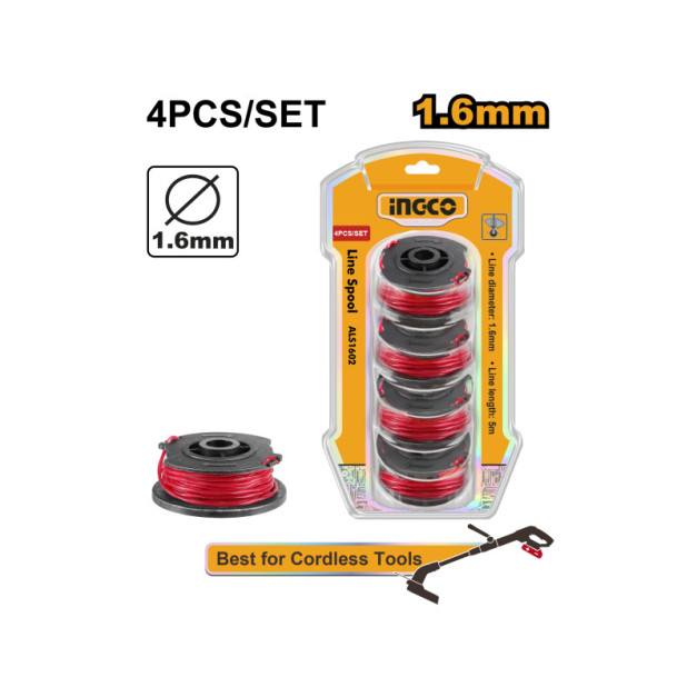 INGCO Fűszegélynyíró damilfej 1,6 mm (5 db)