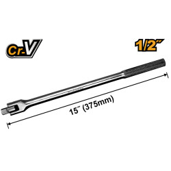 INGCO Csuklós hajtókar 1/2" 375 mm CrV