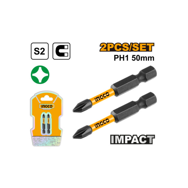 INGCO Impact bithegy PH1 x 50 mm (2 db)