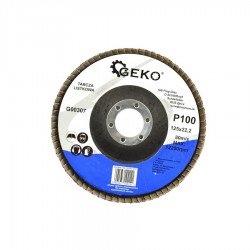 GEKO lamellás csiszolókorong 125mm P100