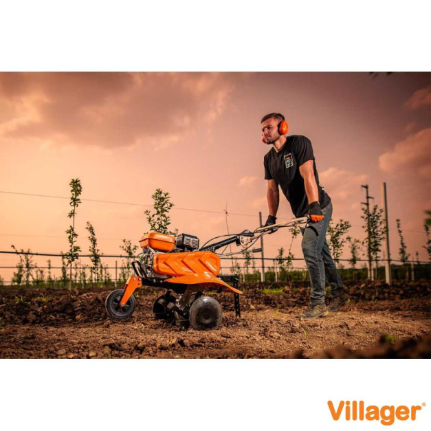 Villager benzines rotációs kapa 212 cm³, 6,9 Lóerő , 80cm munkaszélesség + járókerék