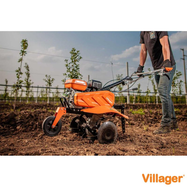 Villager benzines rotációs kapa 212 cm³, 6,9 Lóerő , 80cm munkaszélesség + járókerék