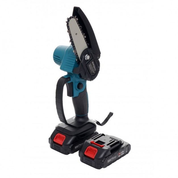 Kraft&Dele mini akkus láncfűrész 4", 21V / 2,0Ah, töltő+ 2 db akkumulátor 