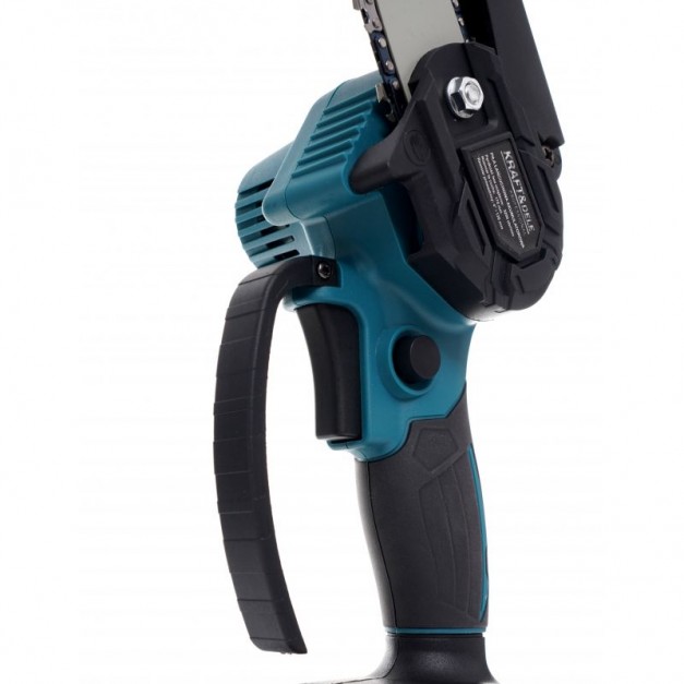 Kraft&Dele mini akkus láncfűrész 4", 21V / 2,0Ah, töltő+ 2 db akkumulátor 