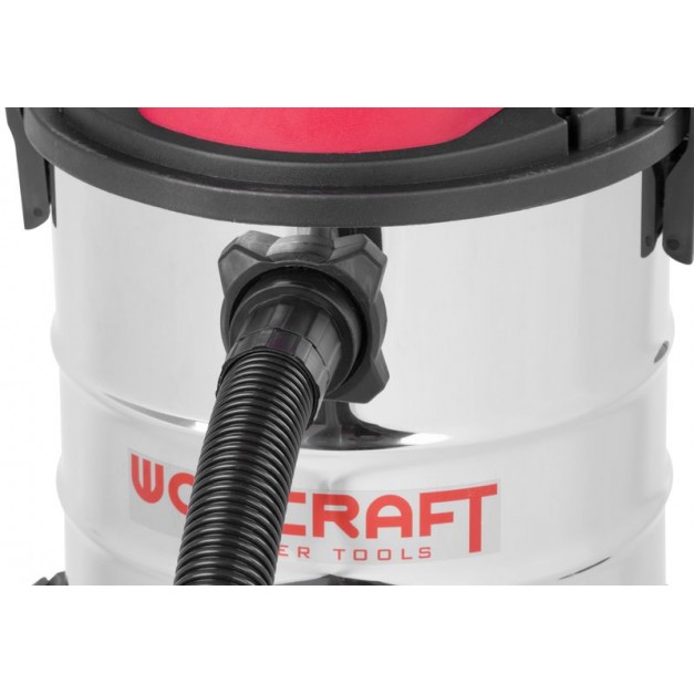 Worcraft akkus száraz-nedves ipari porszívó 20V-os géptest