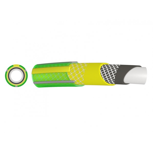 Professional Plus locsolótömlő 3/4", 20 m, 6 rétegű, csavarodásmentes