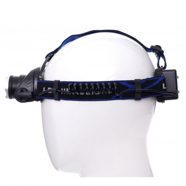 Kraft&Dele akkus LED fejlámpa, Cree T6, IPX45