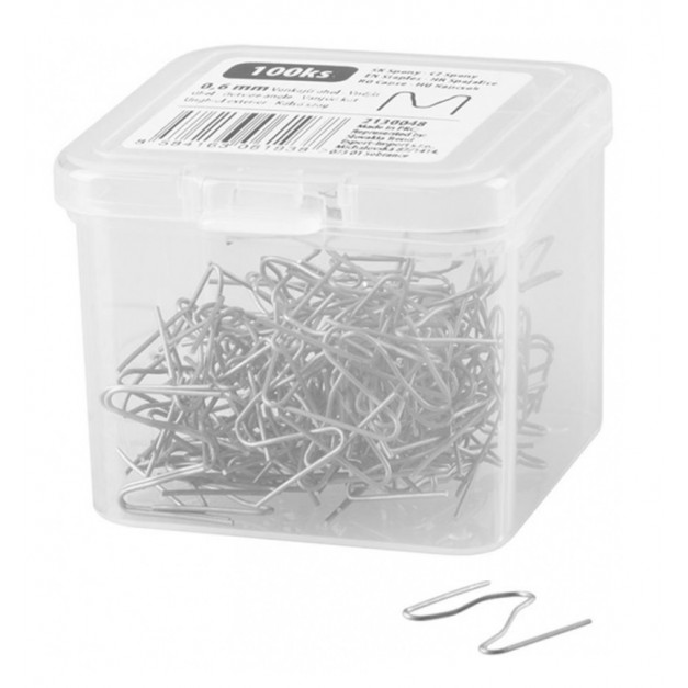 STR kapocs műanyag hegesztőhöz ( külső szög , 0,6mm 100db)