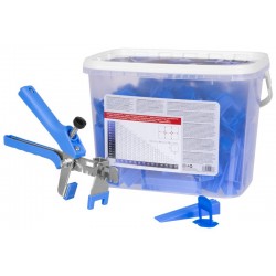 Strend Pro LS520 StarterKIT szintező készlet , 100x 2 mm távtartó, 100x ék + fogó