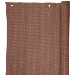Polyrattan árnyékoló háló 0,9x3 m, UV, 800 g/m2, barna