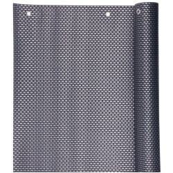 Polyrattan árnyékoló háló 0,9x3 m, UV, 800 g/m2, antracit, 