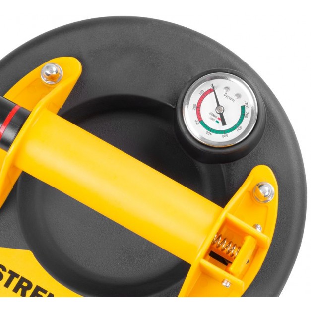 Strend Pro 1 kupolás tapadókorong nyomásmérővel 20 cm, max. 120 kg