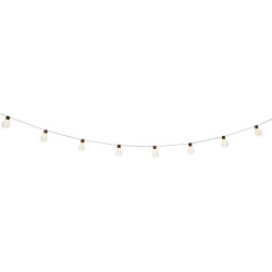 Strend Pro napelemes kerti fényfűzér, 10x LED, 2,7+3 m