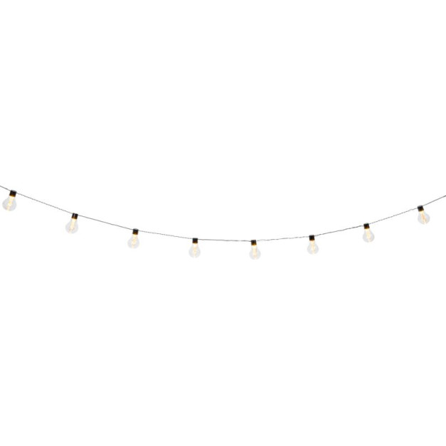 Strend Pro napelemes kerti fényfűzér, 10x LED, 2,7+3 m