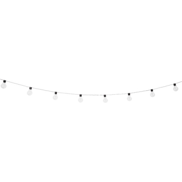 Strend Pro napelemes kerti fényfűzér, 10x LED, 2,7+3 m