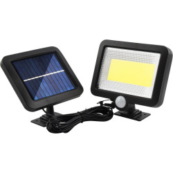 Strend Pro mozgásérzékelős, napelemes LED lámpa, 180 lm, 15x12,7x2,5 cm